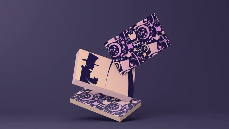 Branding mit erzählerischen Figuren und einem grafischen Muster, abgeleitet aus Logoelementen und Eventmotiven.