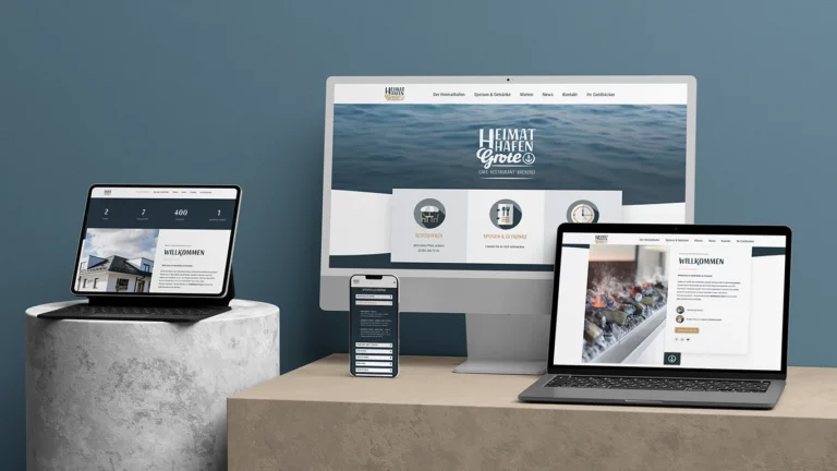 Atmosphärische Website für ein Café und Restaurant, die Stimmung, Raumgefühl und Aufenthaltsqualität digital transportiert.